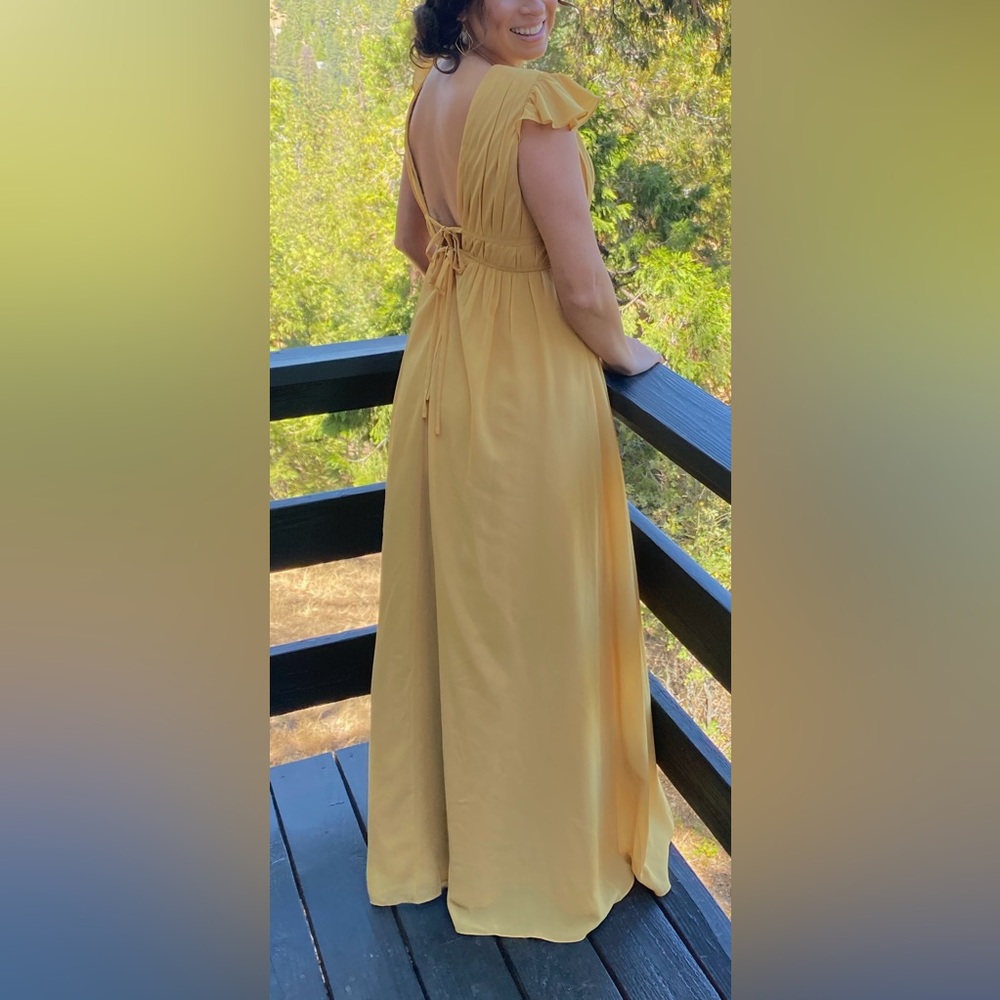 Revelry Sunny Yellow Maxi Dress